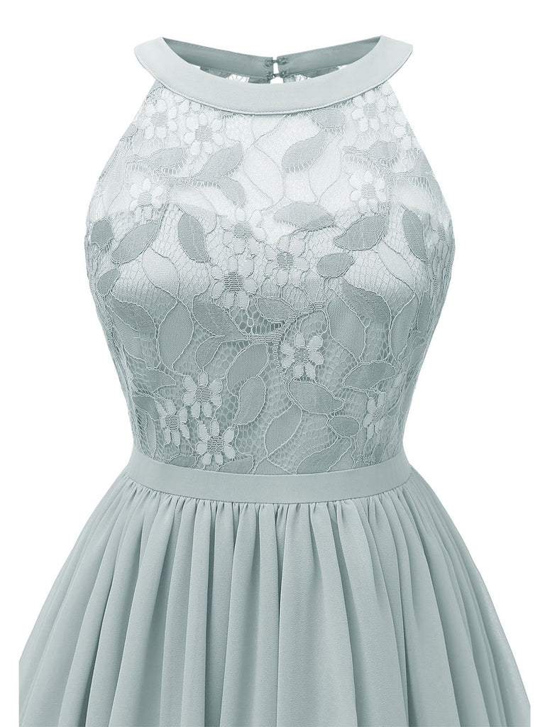 Robe Swing Années 50 en Dentelle à Fleurs