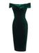 Robe Crayon Vintage Bordeaux Velours Année 60 Cocktail Chic