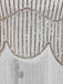 Robe Charleston Blanc Vintage Années 20 à Franges Paillettes Gatsby